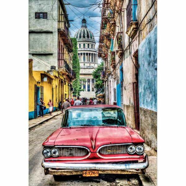 Puzle 1000 Cotxe a la Havana - Imatge 2