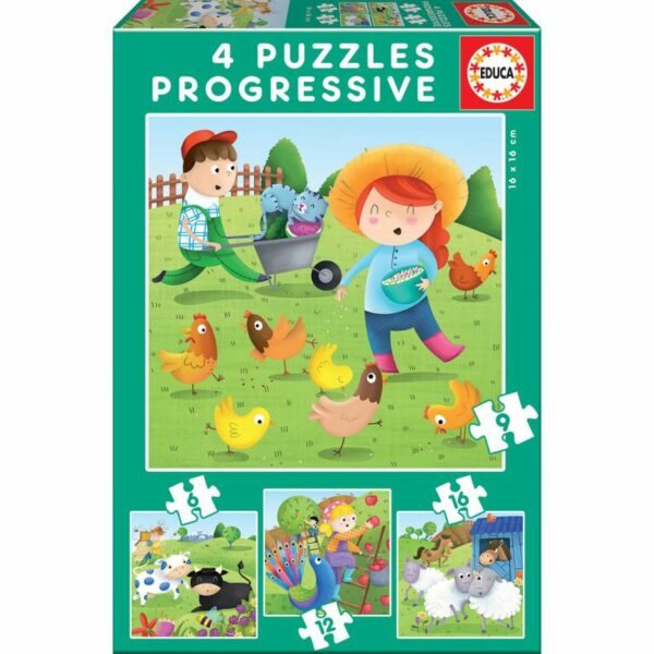 Puzle Progressiu Animals Granja