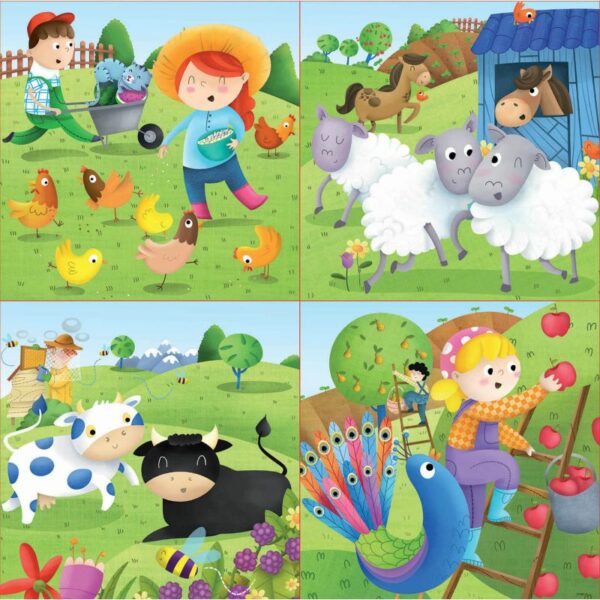 Puzle Progressiu Animals Granja - Imatge 2