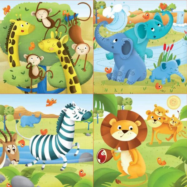 Puzle Progressiu Animals Salvatjes - Imatge 2