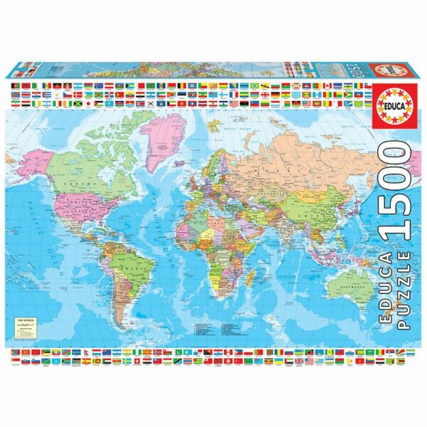 Puzle 1500 Mapa mundi