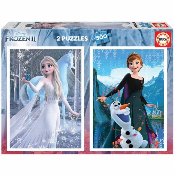 Puzle 2x500 Frozen