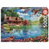 Puzle 5000 Caseta al llac