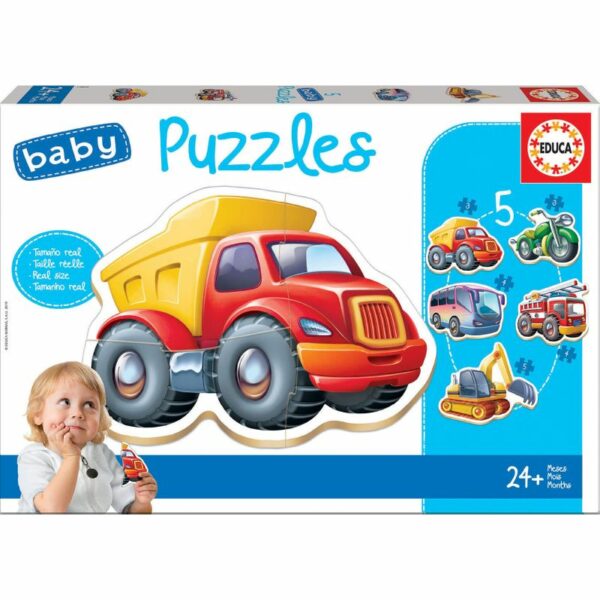 Baby puzles vehicles
