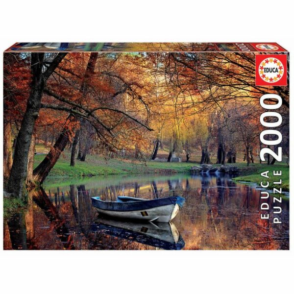 Puzle 2000 Barca al llac