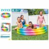 Piscina inflable infantil multicolor.