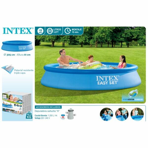 Piscina inflable 305x61 amb depuradora.