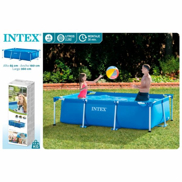 Piscina desmuntable 260x160x65 cm sense depuradora.