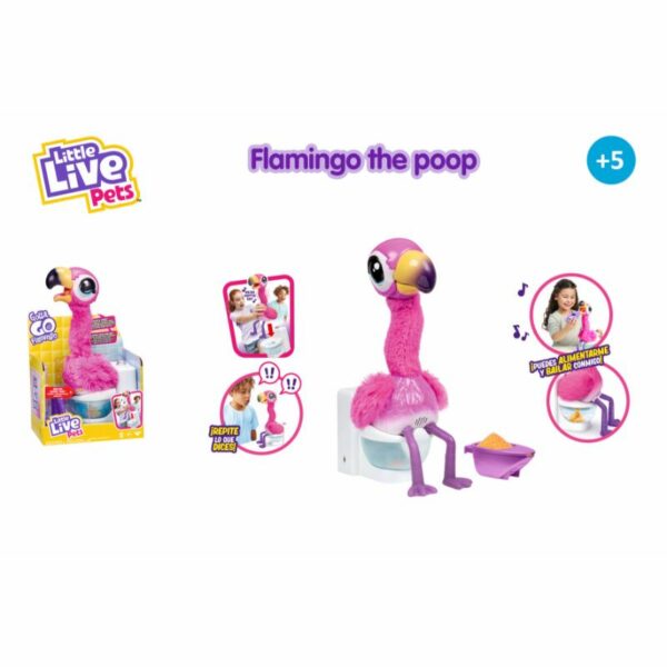 Little Live Pets Flamingo the Poop - Imagen 5