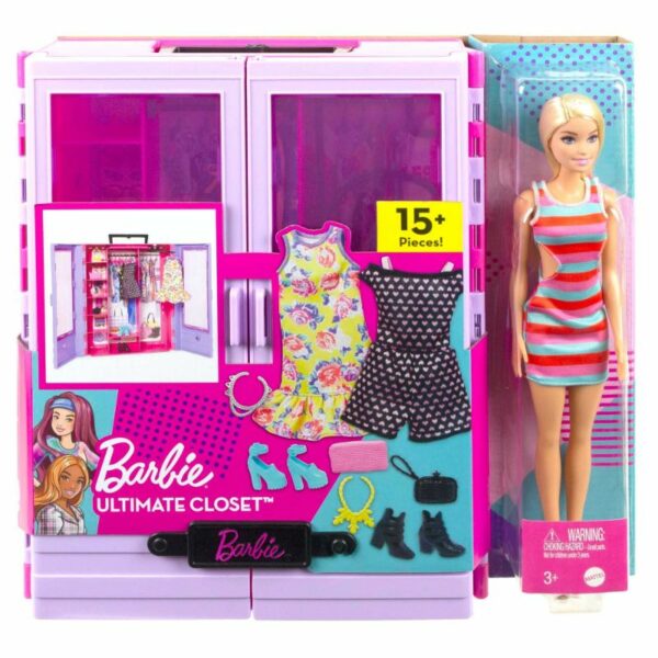 Barbie y su armario portátil