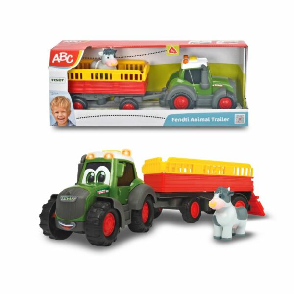 Tractor Fendt trailer animals