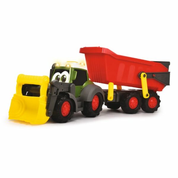 Tractor Fendt amb remolc i llum