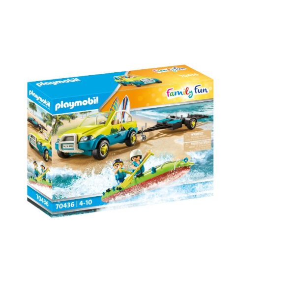 Cotxe de platja amb canoa 70436