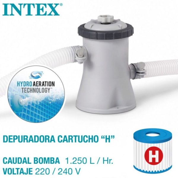 Piscina inflable 244x61 amb depuradora. - Imatge 7