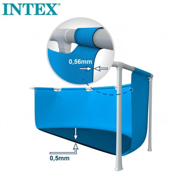 Piscina desmuntable 220x150x60 cm sense depuradora. - Imatge 6