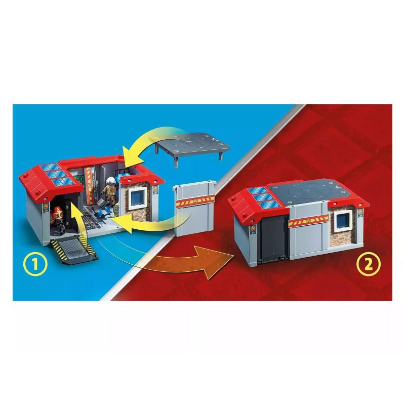Maletin playmobil bomberos 2025