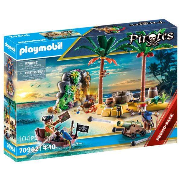 Illa del tresor pirata amb esquelet 70962