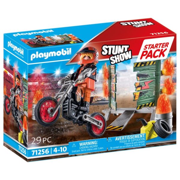 Stuntshow moto amb paret de foc 71256