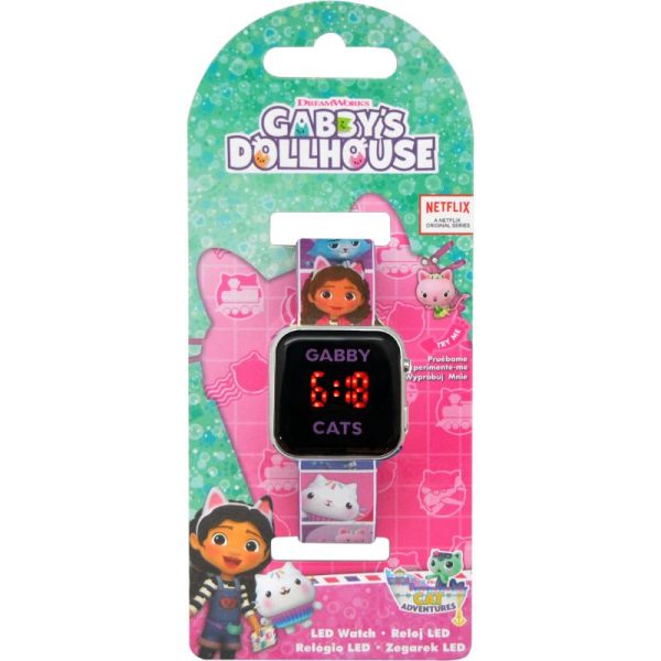 Reloj led Gabby's Dollhouse.