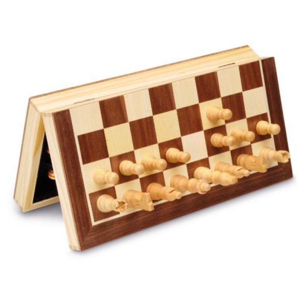 Ajedrez magnético de madera. - Imagen 3