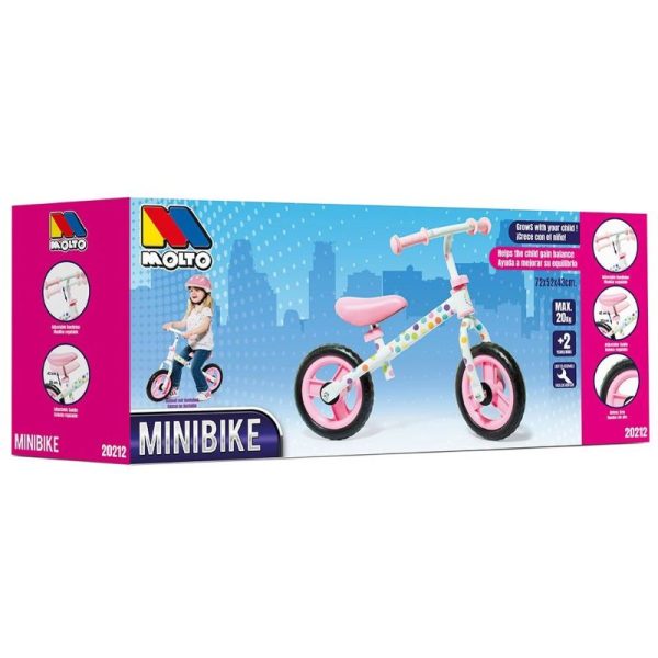 Bicicleta sense pedals rosa - Imatge 5