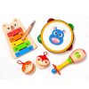Set musical con instrumentos de madera. - Imagen 2