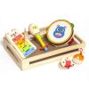 Set musical con instrumentos de madera. - Imagen 3