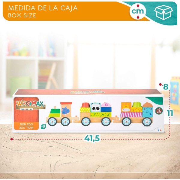 Tren de fusta Zoo Woomax - Imatge 3
