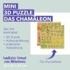 Mini puzle 3D Camaleó - Imatge 3