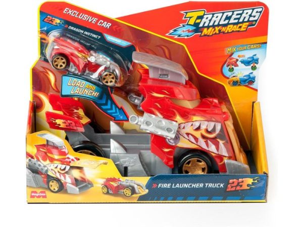 T-Racers Mix N Race Fire Launcher Truck - Imatge 3