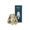 Conejito de peluche verde
