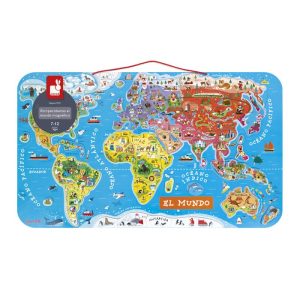 Puzle magnético atlas mundial