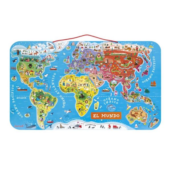 Puzle magnètic atles mundial - Imatge 5