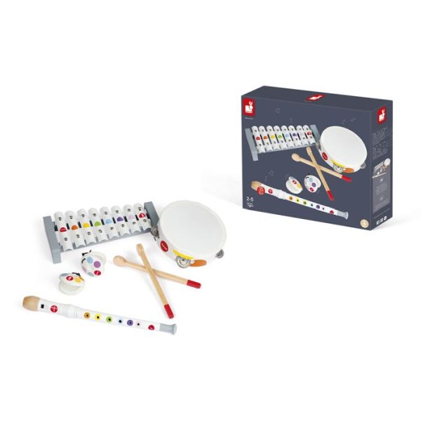 Set d'instruments musicals confetti