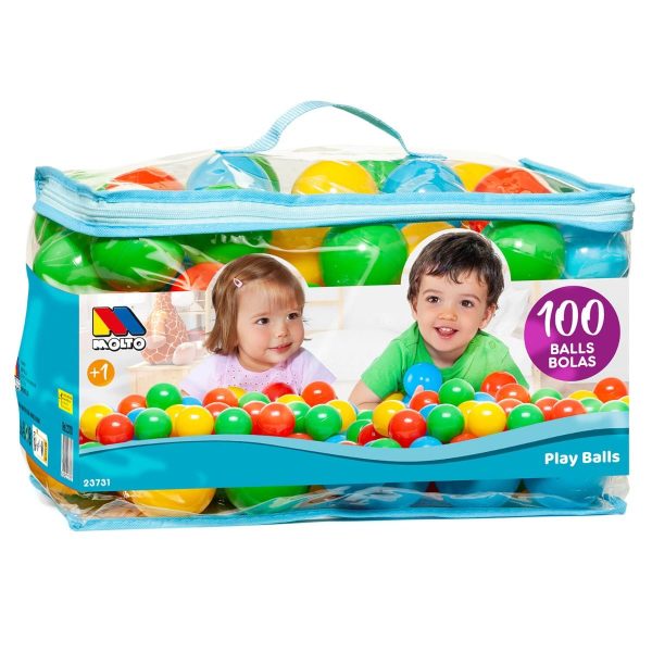 Bossa amb 100 boles de colors