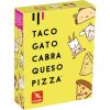 Taco, gato, cabra, queso, pizza