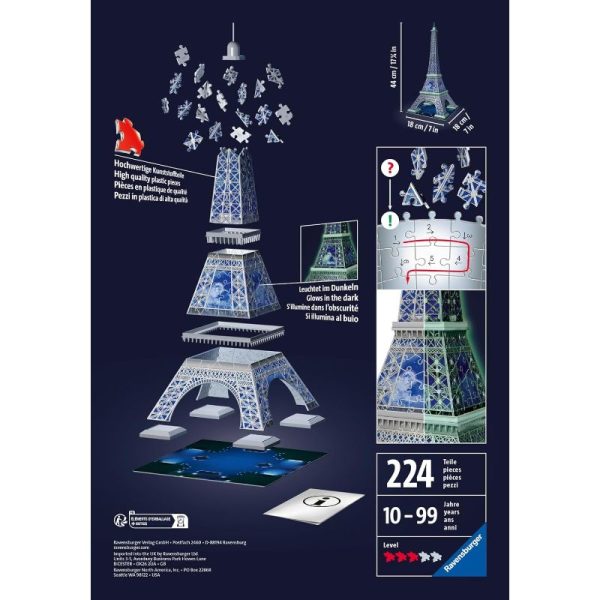 Tour Eiffel 3D Glow in the Dark - Imatge 2