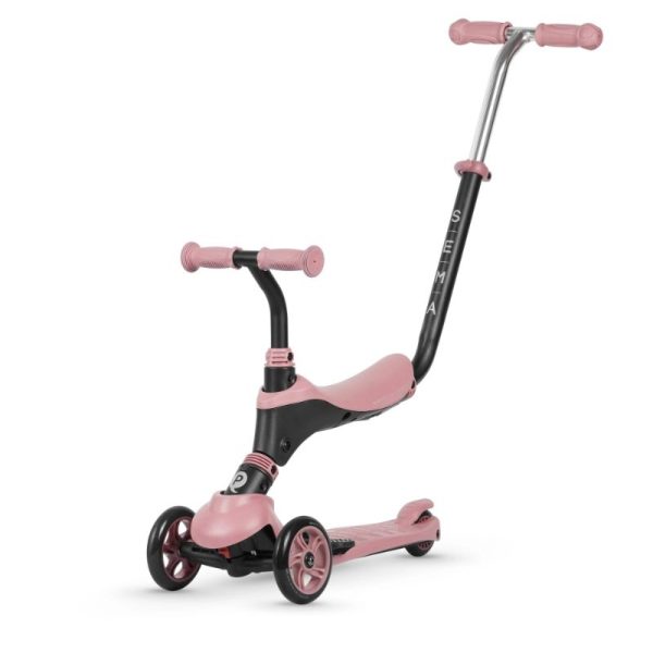Patinet Evolutiu Qplay Sema rosa 5 en 1
