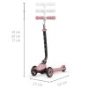 Patinet Evolutiu Qplay Sema rosa 5 en 1 - Imatge 6