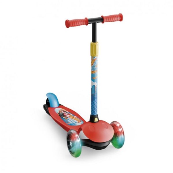 Patinet tres rodes amb llums led Hot Wheels
