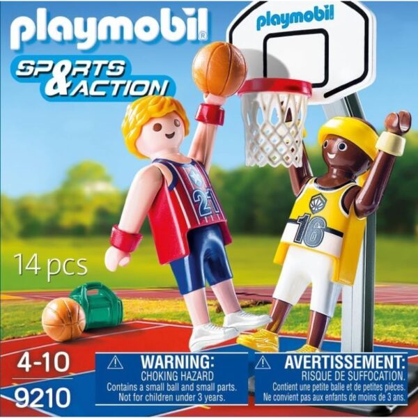 Jugadors de bàsquet amb cistella 9210 - Imatge 2