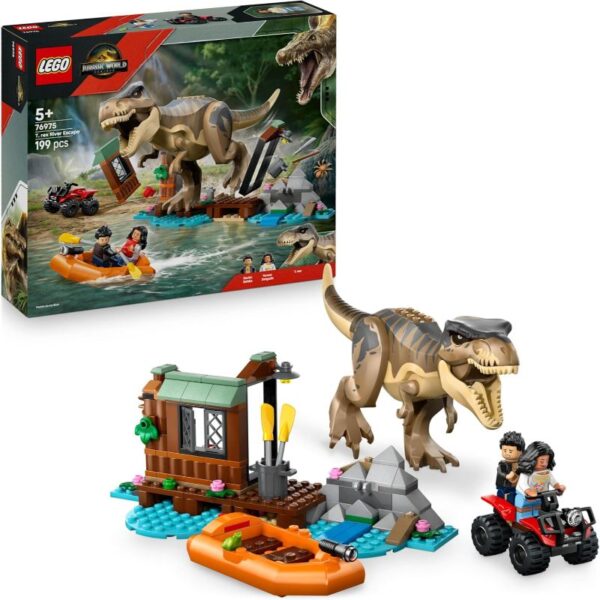 Huida por el Río y T. rex en la Caza 76975