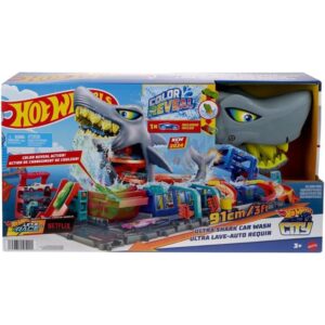 Hot Wheels City Ultra Shark Car Wash