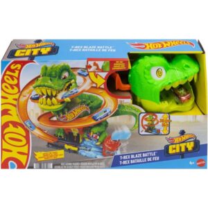 Hot Wheels City Super Estación de Bomberos T-Rex