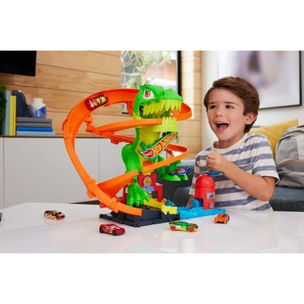 Hot Wheels City Super Estación de Bomberos T-Rex - Imagen 6