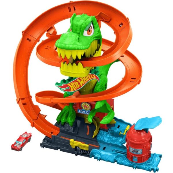 Hot Wheels City Super Estación de Bomberos T-Rex - Imagen 4