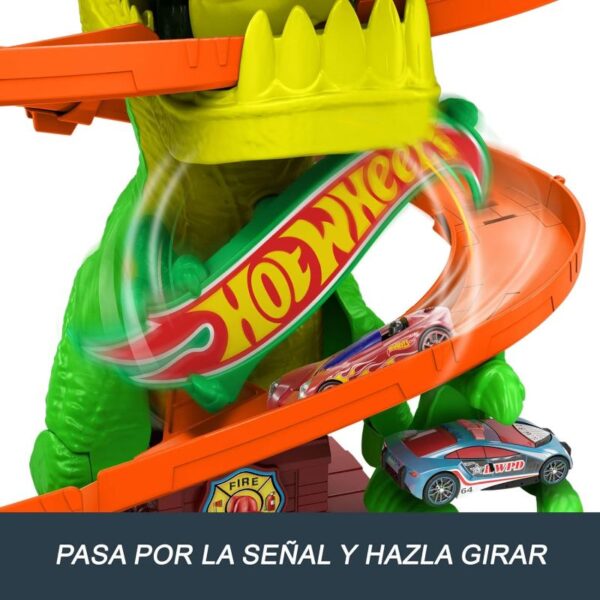 Hot Wheels City Super Estación de Bomberos T-Rex - Imagen 2