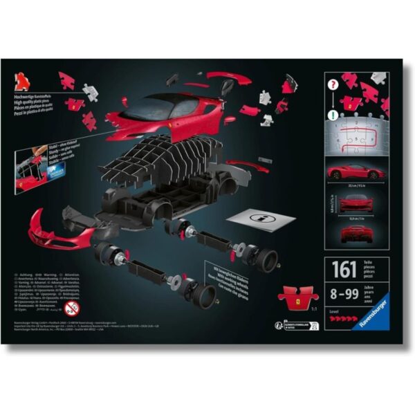 Ferrari SF90 Stradale Puzle 3D - Imatge 3