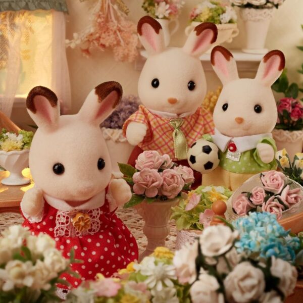Familia Conejos Chocolate - Sylvanian Familias - Imagen 5