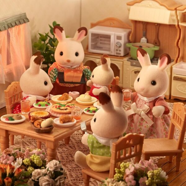 Familia Conejos Chocolate - Sylvanian Familias - Imagen 3